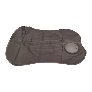 LoHoY 旅行便攜充氣腰靠 牛奶絲材質  43 x 28cm  靜默黑