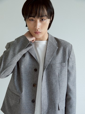 Wool Hound Hidden Blazer_Brown