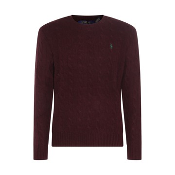 Polo Ralph Lauren - Aged Wine Wool And Cashmere Blend Sweater