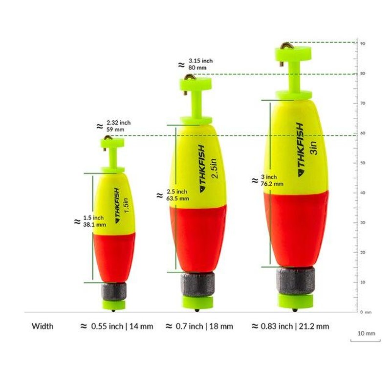 3個の泡釣りフロートブイ1.5in 2.5in 3inフローティング浮力eva釣り浮きflotador加重に引っかかるためフロート  LINEショッピング