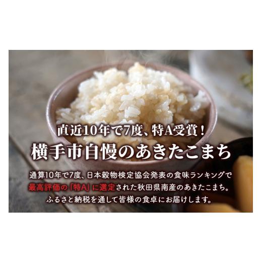 ふるさと納税 秋田県 横手市 秋田県横手市産 あきたこまち 30kg×1袋