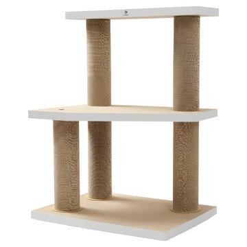 Pangpot 3層貓抓板貓跳台  1個  白色