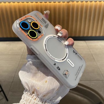 適用蘋果16promax手機殼帶磁吸iphone15Pro保護殼高級男14promax手機套軟13小眾創意PM潮牌原創新款17Pro外殼