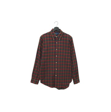 Back to Green-品牌襯衫 polo紅綠相間 sh-30//vintage shirt