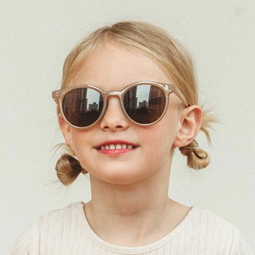 Spunkid 兒童 Elroy 太陽眼鏡  正面長 14.8 cm x 鏡片高 4.6 cm x 腿長 14.3 cm  可可