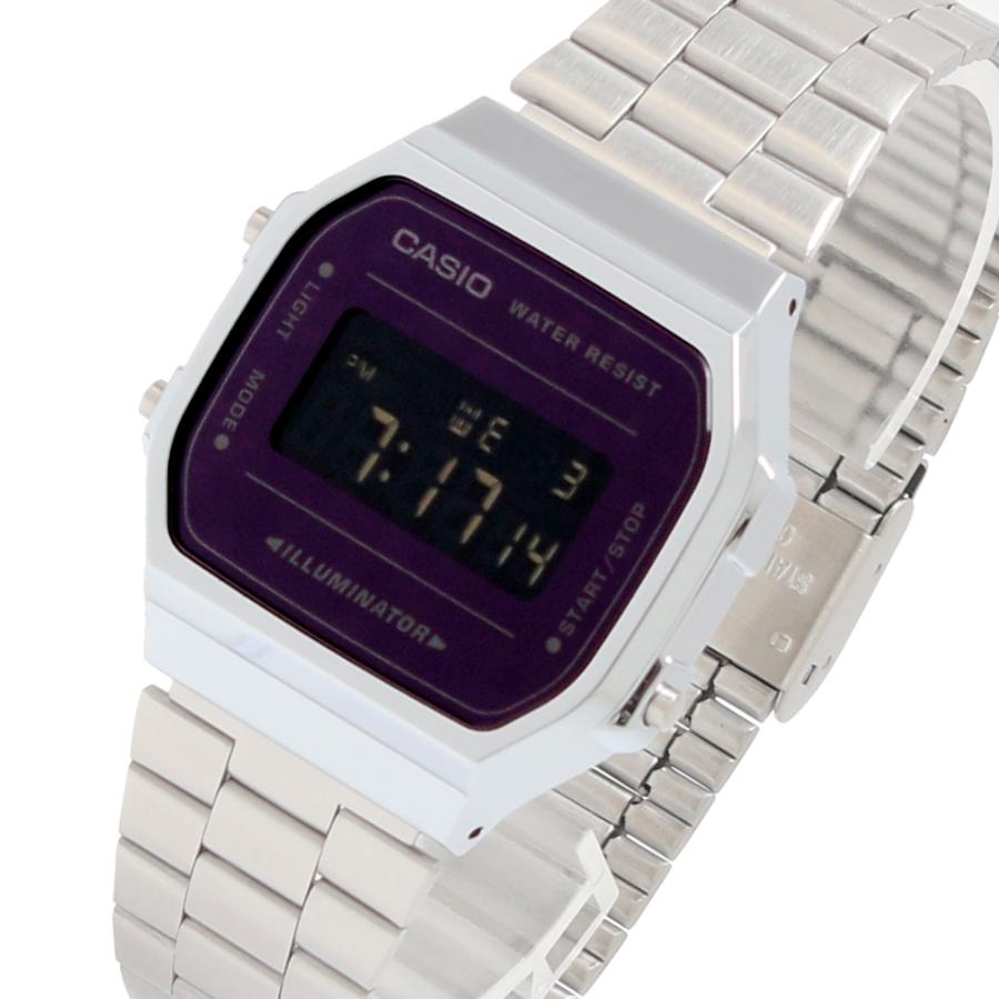 カシオ CASIO 腕時計 メンズ レディース A168WEM-1 クォーツ パープル