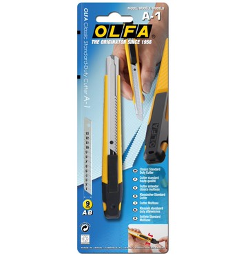 日本 OLFA 最新小型進化版美工刀 A-1型（日本包裝型號215B型）【APP滿額下單10%點數(單一帳號最高5000點)】1/31止