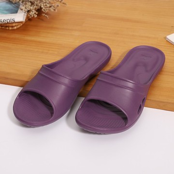 【維諾妮卡】三點支撐 嚴選Q彈家居拖鞋-紫色