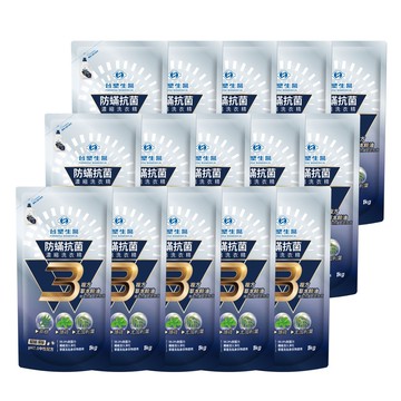 【Dr’s Formula 台塑生醫】BioLead防蹣抗菌濃縮洗衣精3響包1kg(15包入)