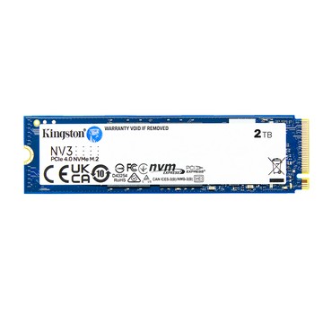 Kingston NV3 2TB M.2 2280 NVMe SSD 固態硬碟 (SNV3S/2000G)