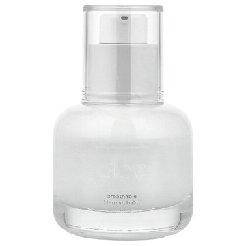 Glow, Breathable Blemish Balm, For All Skin Types, White, 1 fl oz (30 ml)