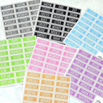 :Grid Letter Bar: 紙張 (180g)