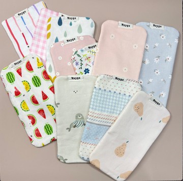 Maygo.bib.手帕巾。幼兒園必備、手作手帕巾、客製