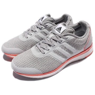 運動go~ ADIDAS 愛迪達LIGHTSTER BOUNCE 輕量休閒慢跑鞋灰穿搭女款