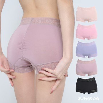 韓國  JUNGDOG 高腰 萊賽爾 翹臀褲 頂級高腰內褲 萊賽爾纖維 - 可可色-M