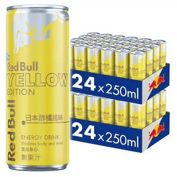 【Red Bull】紅牛日本酢橘風味能量飲料x2箱(250mlx24罐/箱)