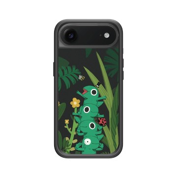 iPhone Air Mod NX -邊框背蓋組合 (相機按鈕) 黑 - 怪奇事物所 Incrediville - 草食系所長