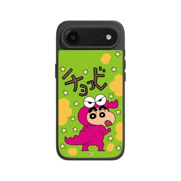 iPhone Air SolidX 黑 - 蠟筆小新 Crayon Shinchan - 小新鱷魚阿山款