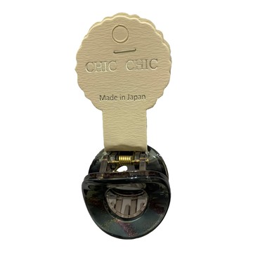 CHIC CHIC 日本造型抓夾 Set 2個 SY12877  簍空圓黑  1組