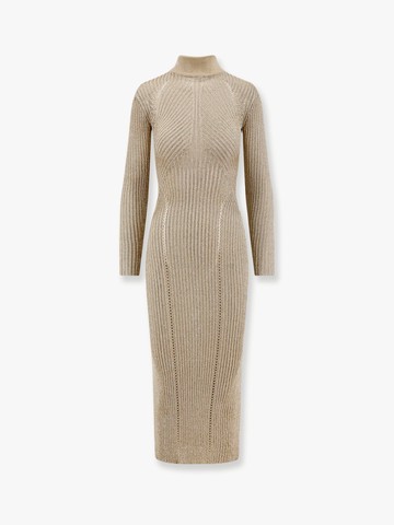 Ribbed knitted long dress - SELF PORTRAIT - gender_Woman