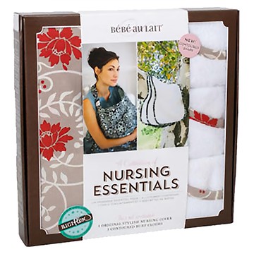 BEBE AU LAIT 禮盒組 哺乳巾 + 拍嗝巾 Set 100%棉 花樣峇里紅 哺乳巾 90 x 65 cm 拍嗝巾 16.5 x 43.5 cm  哺乳巾 90 x 65 cm  拍嗝巾 16.5 x 43.5 cm