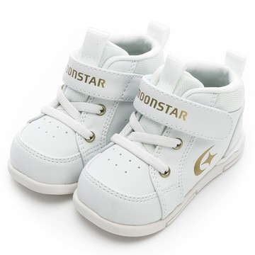 moonSTAR 月星 Hi系列十大機能高筒童鞋 MSTWB113  白金  16cm