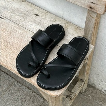 【現貨】強推🔥小厚底2cm✨軟底🥥舒適👧🏻 ｜鞋空間自訂｜套指 厚底 平底 拖鞋。9002
