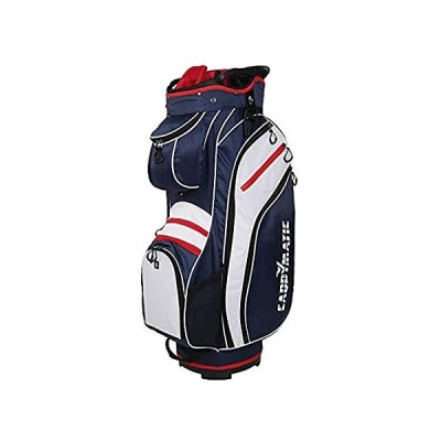 Caddymatic Golf Tour 14-Way Cart Bag - Blue/White/Red並行輸入品