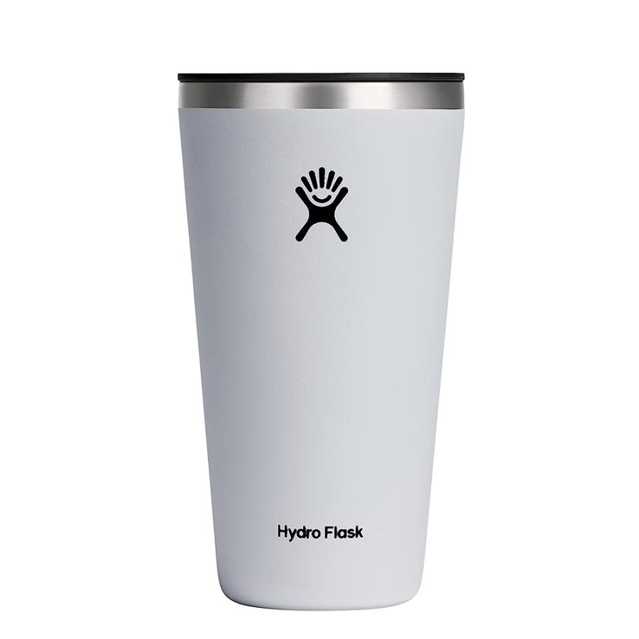 HYDRO FLASK 28 OZ ALL AROUND TUMBLER WHITE