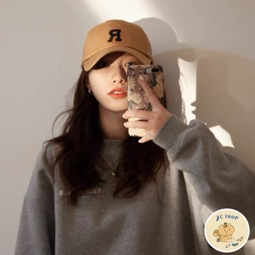 🧦JC🧦 帽子 大R字棒球帽 棒球帽 夏天 遮陽 防曬 INS 日常穿搭 時尚配件