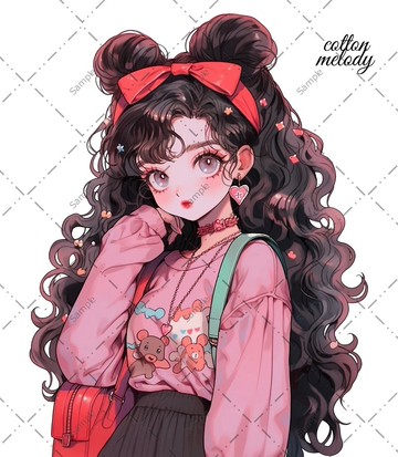 original sticker no.483 人物貼紙 原創貼紙 人物貼紙 女孩貼紙 原創人物貼紙