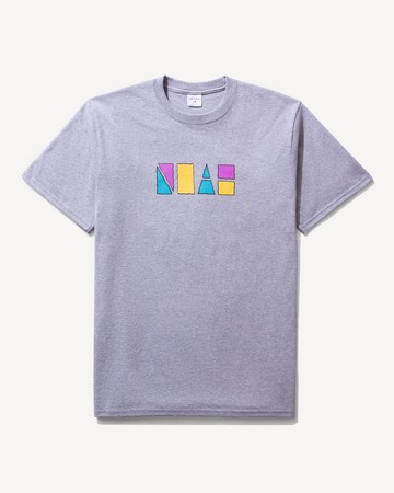 Noah Blocks Tee Athletic Heather / M