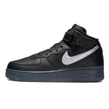 AIR FORCE 1 MID BLACK METALLIC