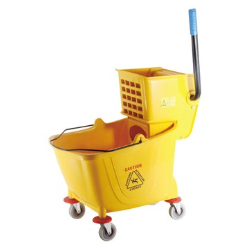 包郵加厚榨水車拖把擠水車免手洗拖把布桶商用餐廳酒店帶輪擠水桶[DD150210]