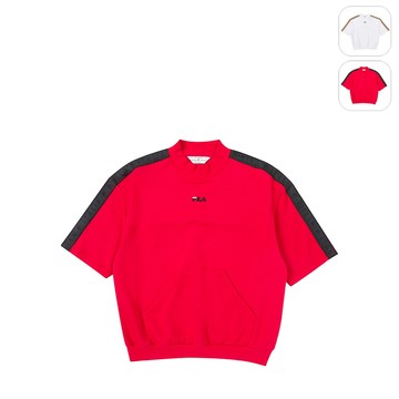 【FILA】女性 短袖圓領T恤-紅色 5TEZ-1426-RD