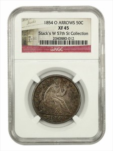 品質保証書付】 アンティークコイン NGC PCGS 1854年-O 50c NGC XF45