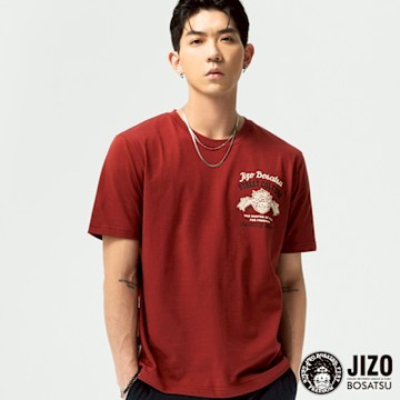 地藏小王 BLUE WAY – 賽車惡魔翅膀短TEE(暗紅)/網路獨家