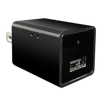 CHICHIAU WIFI 4K USB充電器造型無線網路微型針孔攝影機WM1