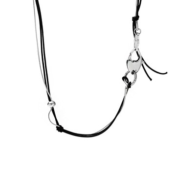 [韓國] [鋼飾] 靜衡流線項鍊 / Silent Balanced Line Necklace