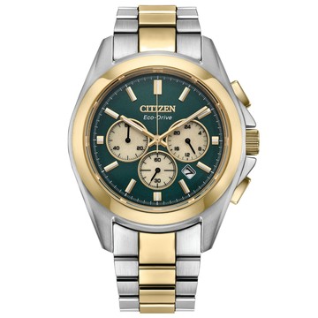CITIZEN Chronograph 光動能 時尚計時腕錶 錶 手錶 送禮 CA4684-54X