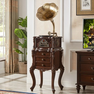 ODN歐蒂諾黑膠唱片機LP歐式仿古客廳家用音響CD機收音機高保真【北歐家居生活】