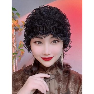 四季款薄款包頭帽遮白發帽蕾絲帽時尚居家小帽騎車防風帽光頭帽女