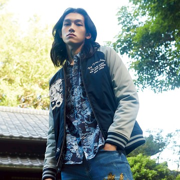 BIG TRAIN日式松竹虎印花襯衫 B10088-56&88