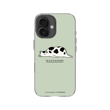 iPhone 16 Clear Case（相機按鈕） 透明 - ilovedoodle (Lim Heng Swee) - Mooooody 乳牛