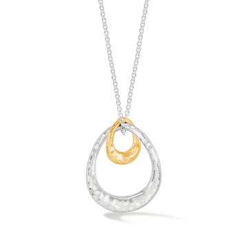 Entwined Large Double Oval Pendant