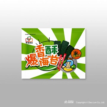 [得倫食品]香酥爆海苔(醬燒)(全素)