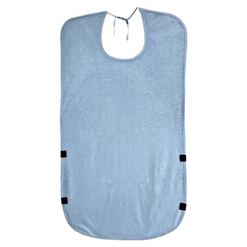 感恩使者 大人防水圍兜 50x90cm 竹纖維+PU膜 男女適用  藍色  1個