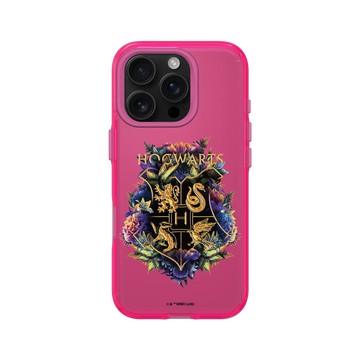 iPhone 16 Pro Clear 粉漾桃 - 哈利波特 Harry Potter - 霍格華茲校徽