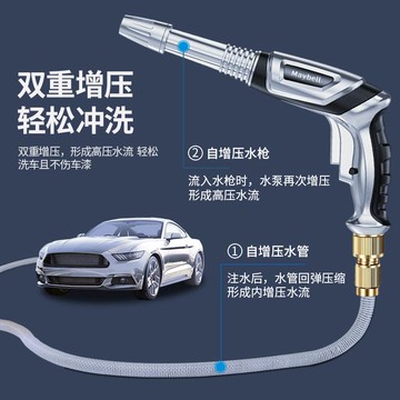 德國精品進口高壓洗車水槍家用伸縮水管軟管自來水噴頭沖洗高壓噴