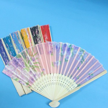 日式絹扇 單面 仕女扇 /一袋50支入(促25) 長21cm 日本扇子 娟扇 涓扇 -AA5152【APP滿額下單10%點數(單一帳號最高5000點)】1/31止